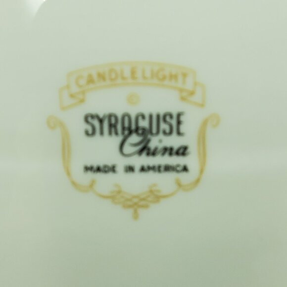 Syracuse China Candlelight Oval Vegetable Bowl Syracuse Floral 10" Serving Bowl - Picture 9 of 9